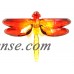Crystal Expressions Acrylic 4x6 2 Tone Inch Dragonfly Ornament/ Sun-Catcher (Orange)   
